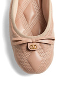 Valentino Garavani Quiltie 67 Leather Ballet Flats
