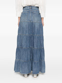 Alice + Olivia Mindy Denim Maxi Skirt