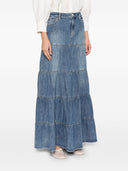 Alice + Olivia Mindy Denim Maxi Skirt