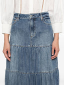 Alice + Olivia Mindy Denim Maxi Skirt