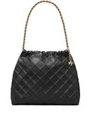 Tory Burch Fleming Leather Hobo Bag