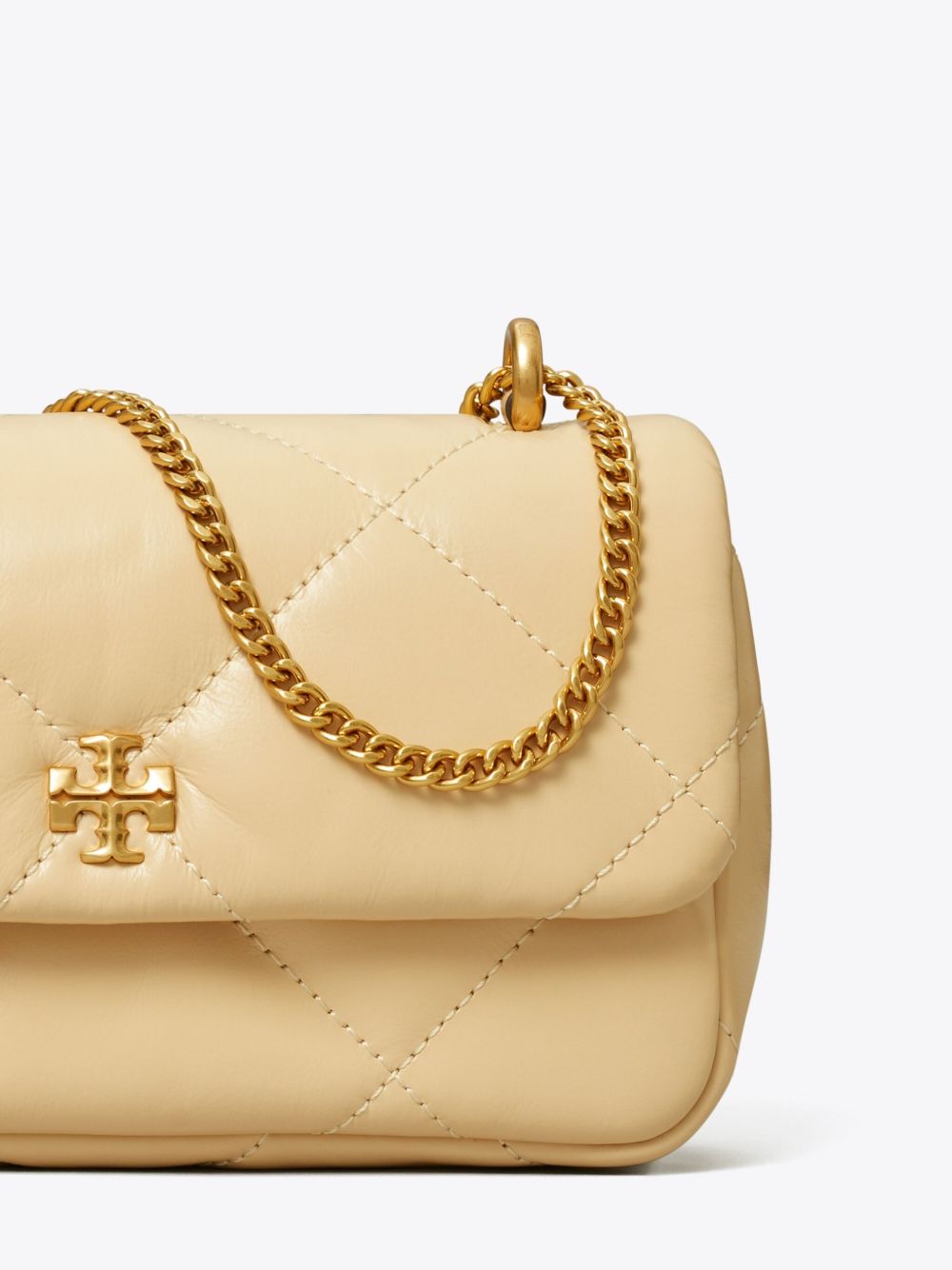 Tory Burch Kira Diamond Mini Leather Shoulder Bag