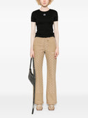 Marine Serre Logo Cotton T Shirt