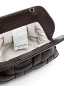 Themoire' Tia Weaved Vegan Leather Clutch