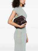 Themoire' Tia Weaved Vegan Leather Clutch