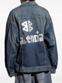 Balenciaga Tape Type Oversized Denim Jacket