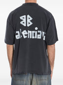 Balenciaga Tape Type Cotton T Shirt