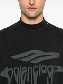 Balenciaga 3b Liquified Cotton T Shirt