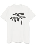Balenciaga 3B Camiseta de algodón licuado