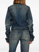 Chaqueta ajustada de mezclilla