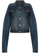 Chaqueta ajustada de mezclilla
