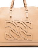 Casadei Park Avenue Leather Tote Bag
