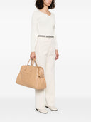 Casadei Park Avenue Leather Tote Bag