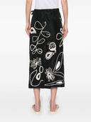 Forte Forte Embroidered Midi Skirt