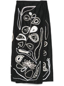 Forte Forte Embroidered Midi Skirt