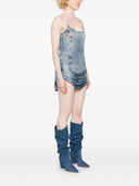 Diesel Denim Print Mini Dress