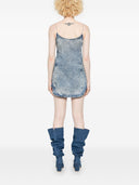 Diesel Denim Print Mini Dress