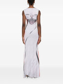 Ottolinger Mesh Printed Long Dress