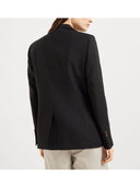 Brunello Cucinelli Linen Fluid Jacket With Shiny Details