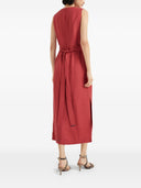 Brunello Cucinelli Wrap Effect Linen Dress