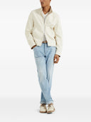 Chaqueta de bombardero de cuero reversible de Brunello Cucinelli