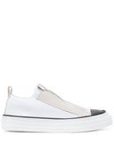 Brunello Cucinelli Slip On Sneakers With Shiny Toe