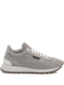 Brunello Cucinelli Suede Sneakers avec des détails brillants
