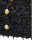 Balmain Tweed Cropped Top