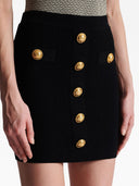 Mini falda de punto Balmain