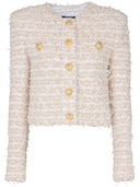Balmain Tweed Cropped Jacket
