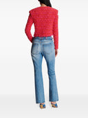 Balmain Tweed bijgesneden jas
