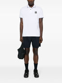 Stone Island Logo Cotton Polo Shirt
