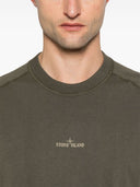 Stone Island Logo Cotton T Shirt