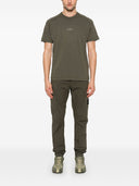 Stone Island Logo Cotton T Shirt