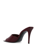 Saint Laurent Romy Brevet Leather Mules