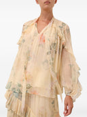 Zimmermann blusa impresa
