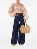 Zimmermann Linen and Silk Blend Blouse