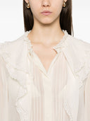 Chloè Silk Ruffled Blouse