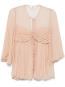 Chloè Silk Pleated Blouse