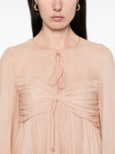 Chloè Silk Pleated Blouse