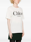 Chloè Logo Cotton T Shirt