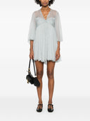 Chloè Ruffled Silk Mini Dress