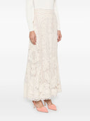 Gonna midi in pizzo parosh