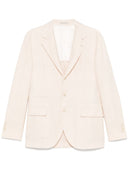 Brunello Cucinelli Wool Blend Single Breasted Jacket
