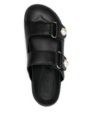 Sandalias de cuero Jimmy Choo Fayence
