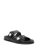 Sandalias de cuero Jimmy Choo Fayence