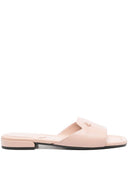 Jimmy Choo Dina Sandalias de cuero plano