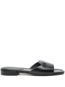 Jimmy Choo Dina Flat Leather Sandals