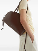 Jil Sander Curve Medium Leather Shoulder Bag