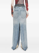 Maison Margiela denim katoenen maxi rok